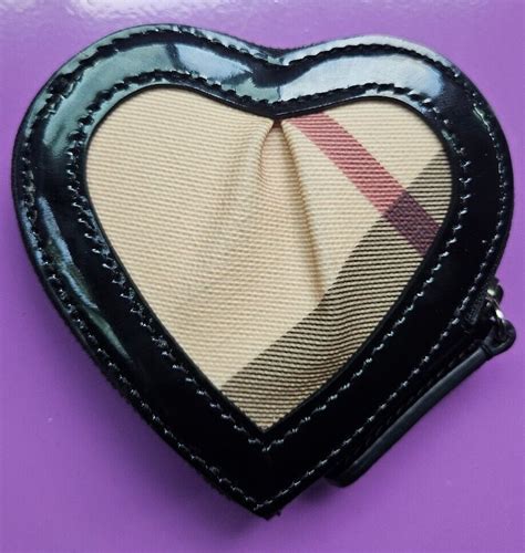 burberry nova heart wallet|Burberry Nova Check Heart Coin Pouch .